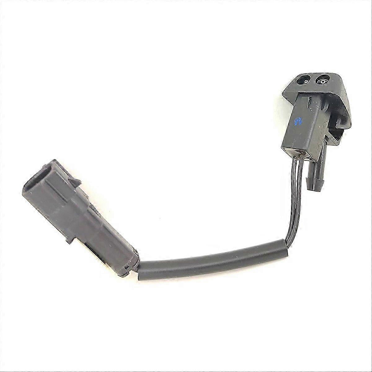 Right front windshield washer nozzle, heated nozzle jet for