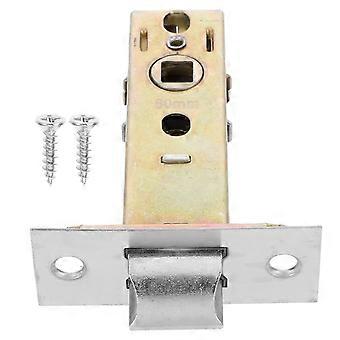 Loquet tubulaire pour poignées de porte Loquet à mortaise intérieur Pêne dormant de serrure de porte en acier inoxydable avec vis Adapté aux portes coulissantes et de grange Porte de sécurité La
