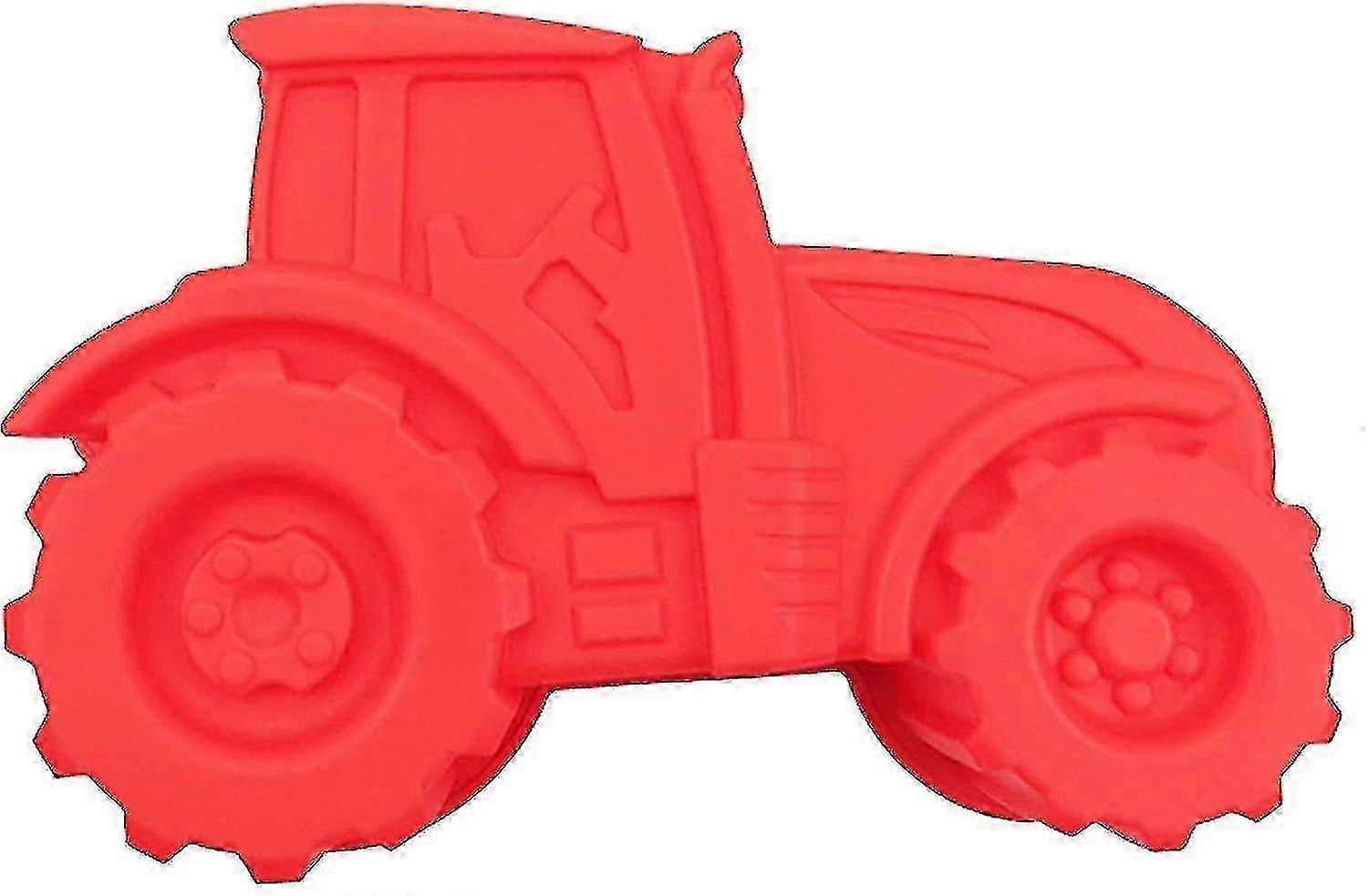 Tractor Red Cake Mold Baking Silicone