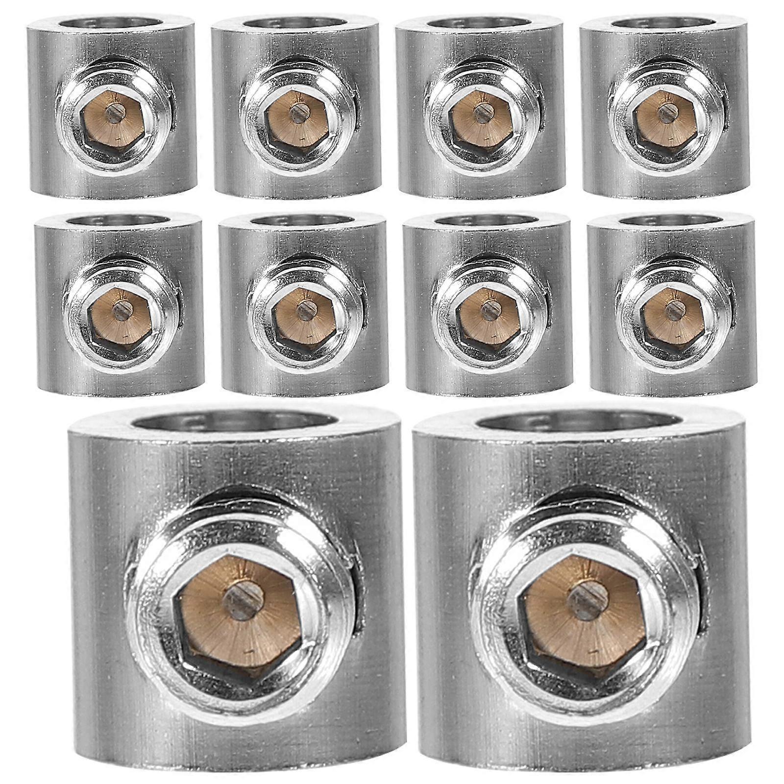 Cable Clamp Replacement Fastener Wire Rope Cable Clamp Silver 20Pcs