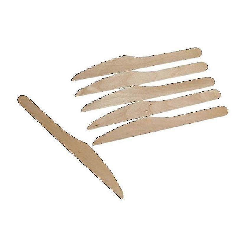 100pcs Kitchen Tableware, Wooden Cutlery