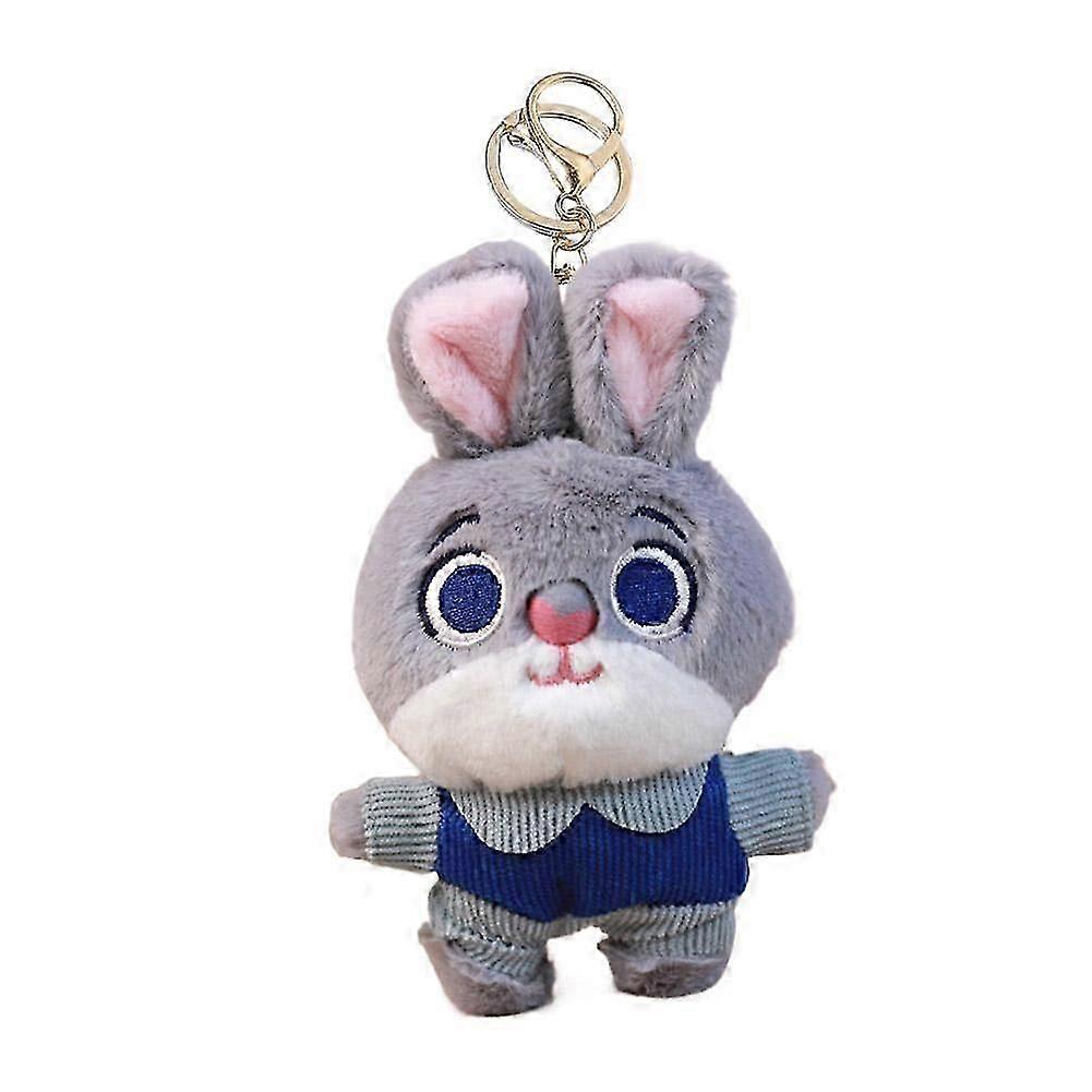 Zootopia Judy Hopps Nick Wilde Plush Toy Keychain Bag Charm Cute Gift New Arrival S05