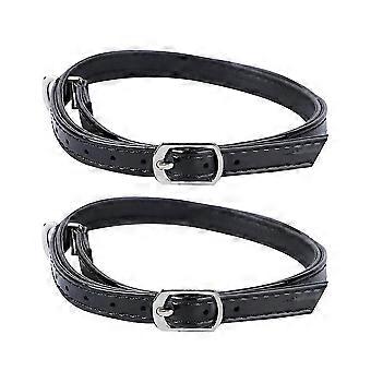 Women High Heel Ankle Straps - 1 Pair Cross PU Leather Shoe Straps