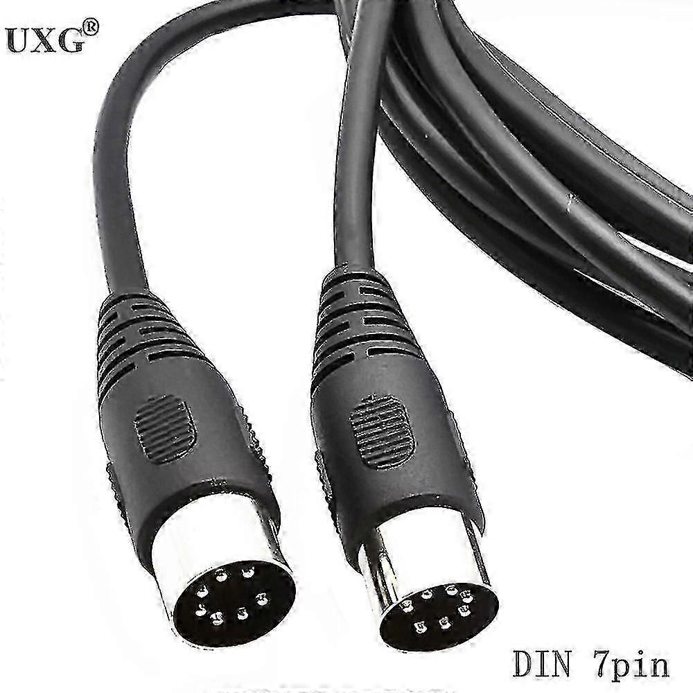 1 m oder 1,5 m 7-poliges DIN-Stecker-auf-Stecker-MIDI-Kabel für Controller-Interface