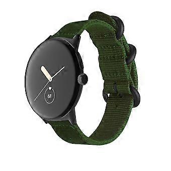 Smartwatch strap, nylon, steel buckle, for Google Pixel Watch 4 / 3 / 2 / 1, 41mm