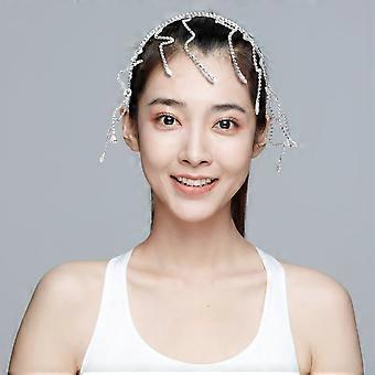 Rhinestone Headband Wedding Bridal Headband Shiny Bridal Headpiece Nakrycie głowy ślubne
