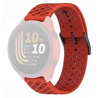Watch Strap Compatible For Garmin Forerunner 70 / 170 / 170 Music , Breathable 20mm Dual Color Silicone Sports Wristband