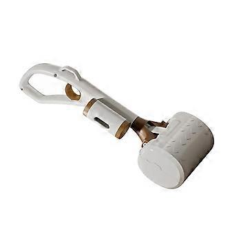 Flexible Dog Poop Grabber with Poop Bag Dispenser Outdoor Dog Pooper Scooper Poop Pickers for Dog Walking Waste Grabbers  Khaki