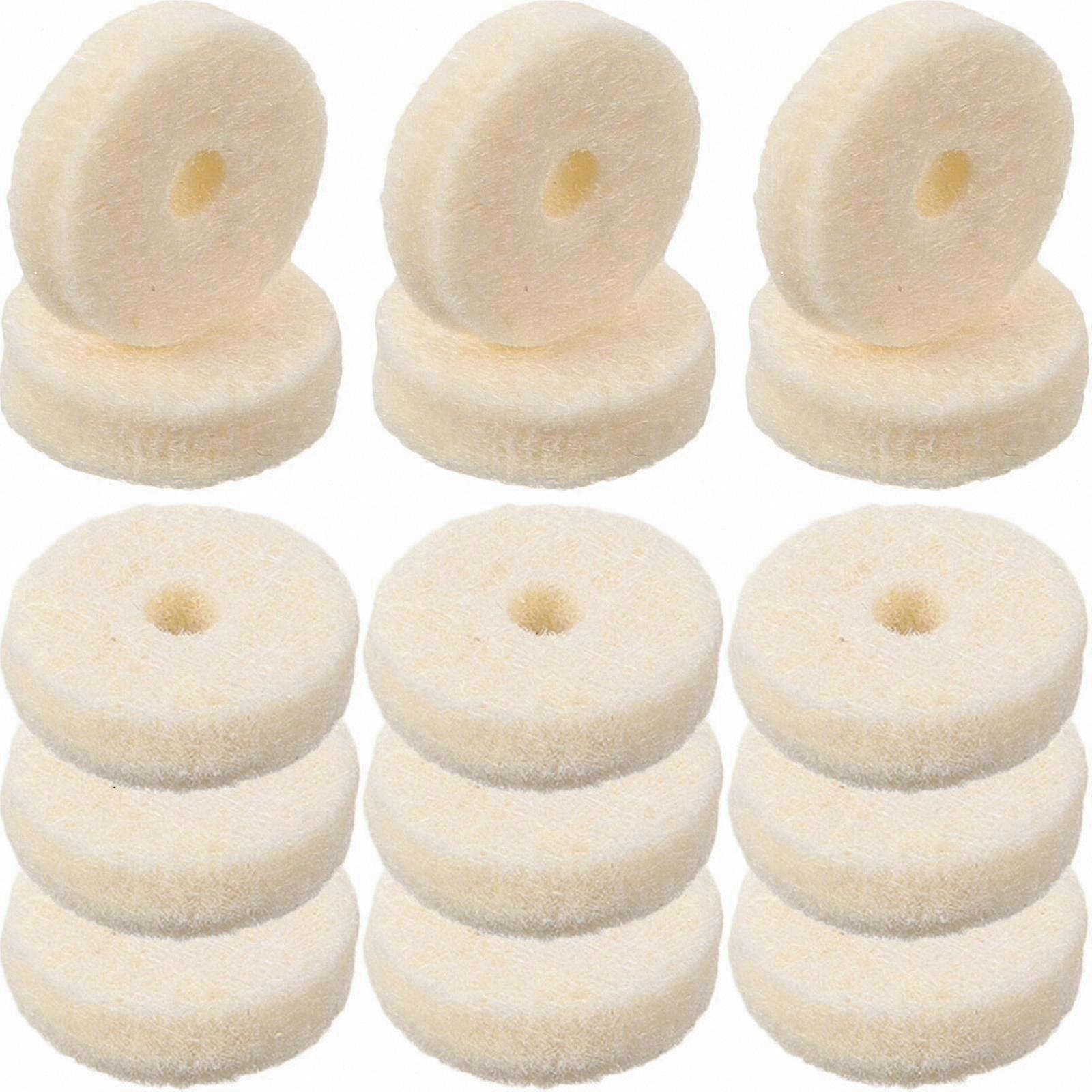 Round Felt Washers - 100 Pack Mechanical Accessories compatible with Replacement Use