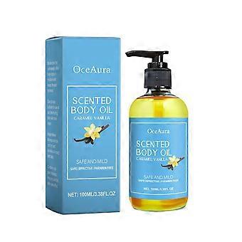 Óleo Corporal de Caramelo e Baunilha Hidratante e Nutritivo para Massagem Corporal 100ml