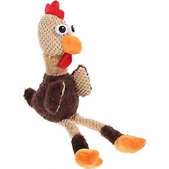 Plush Battle Chicken Toy Interactive Chew Toy for Pet Use Play