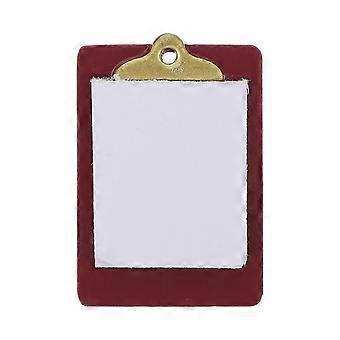 Mini Prancheta de Papel para Boneca - Material Escolar para Kit Decorativo