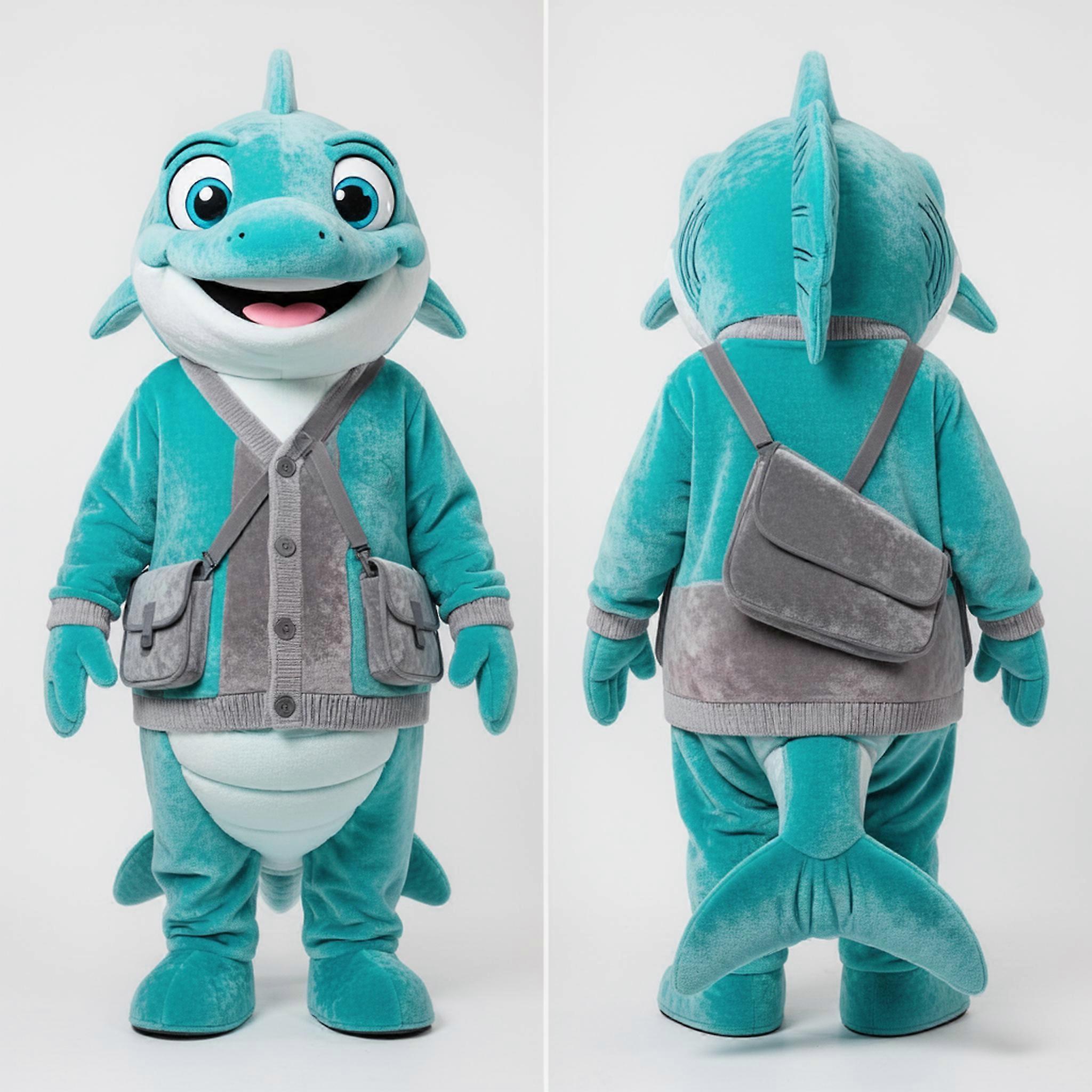 MASTICOT Cyan Buoyant Salmon Mascot
