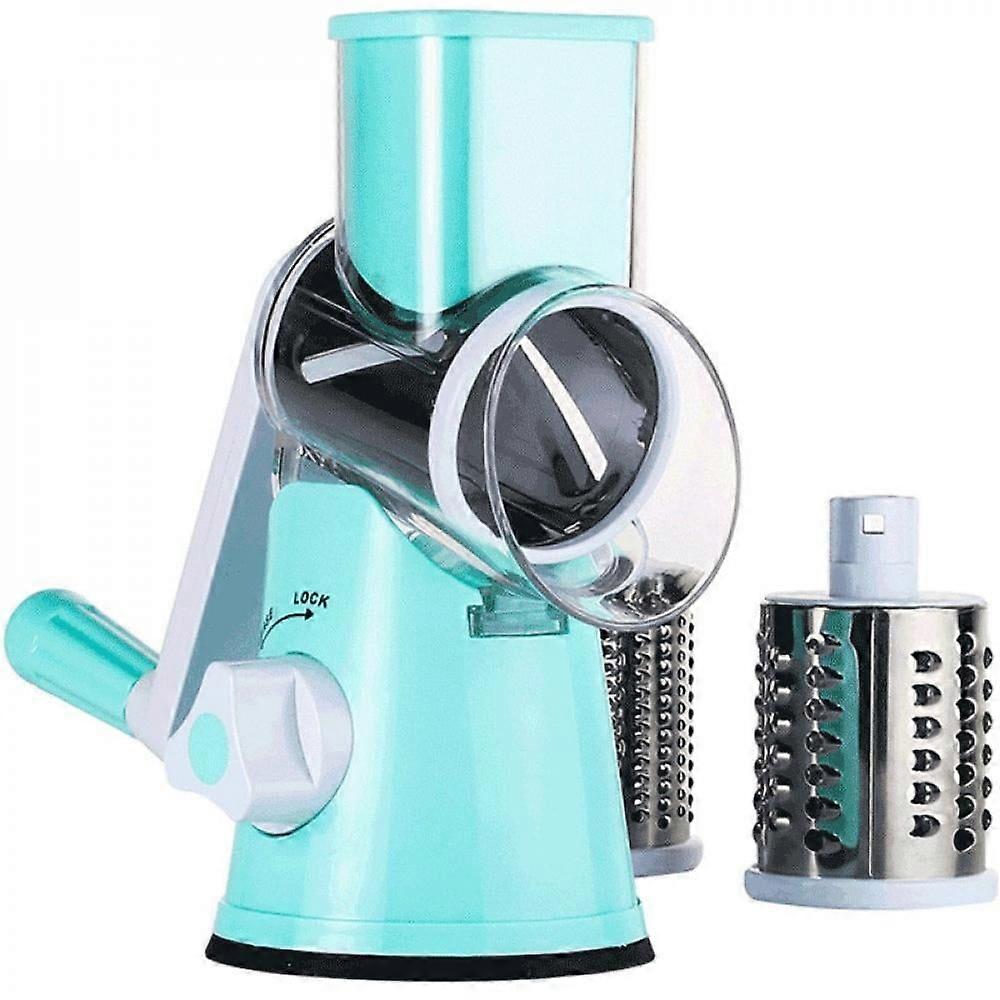 Handheld Rotary Cheese Grater Vegetable Slicer