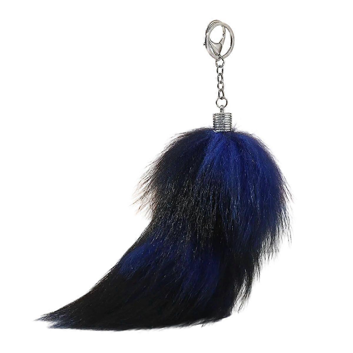 Fluffy Therian Fox Tail Keychain