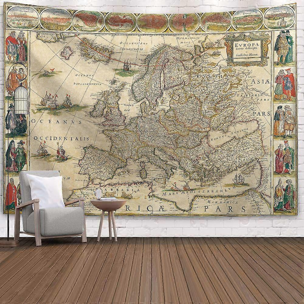 World Map Decorate Flag HY2766