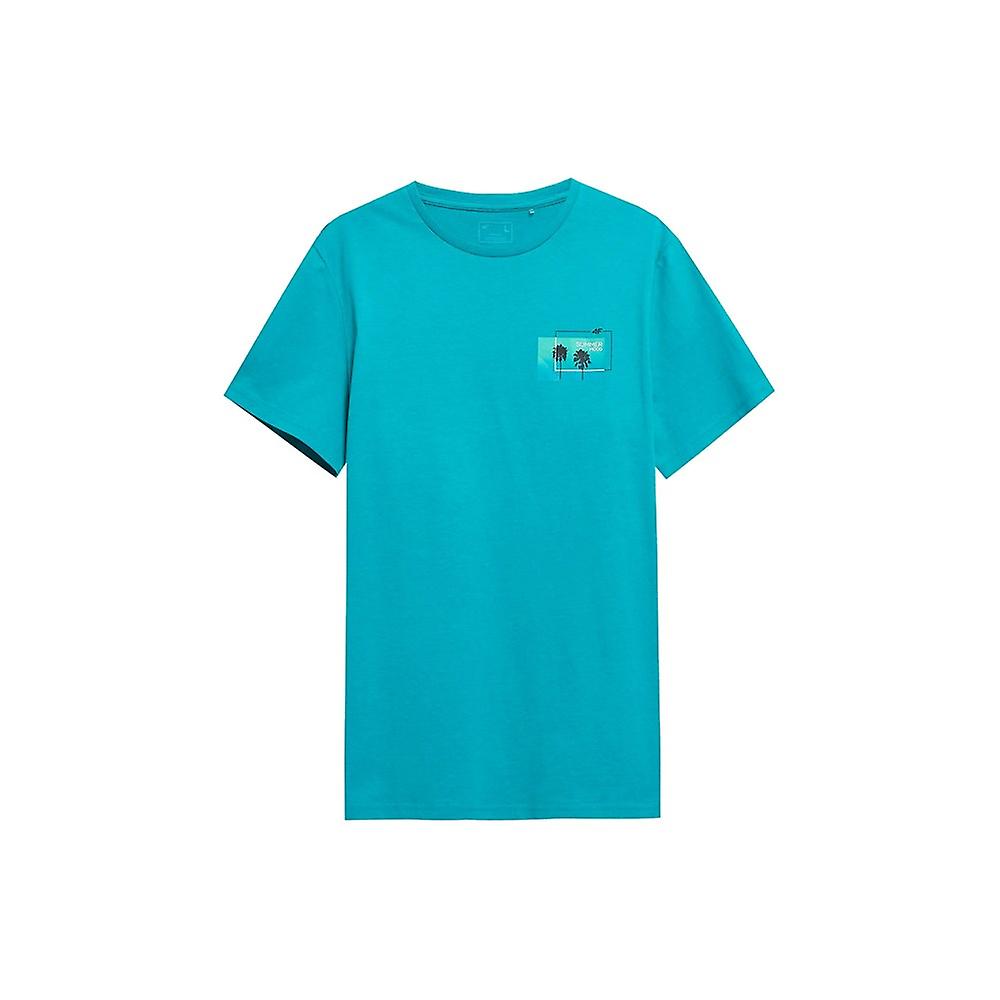 4F TSM043 H4L22TSM043TURKUS universal all year men t-shirt