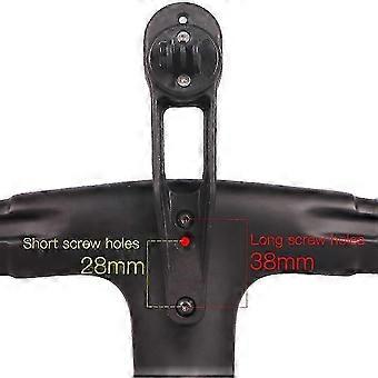 Suporte para guidão de bicicleta de estrada compatível com Garmin Bryton Cateye. Inclui 4 bases e suporte para luz, compatível com Canyon H31 CP10 CP20.