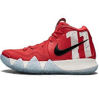 Nike Kyrie 4 Lace Up Mid top Performance basketbalschoenen voor heren, rood/zwart, BQ2753-600