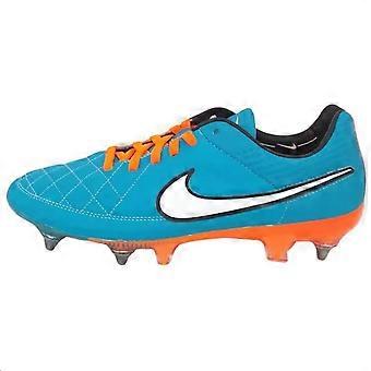 Nike Rutschfeste Fußballschuhe mit optimalem Halt und Balance, Unisex, Blau/Orange, 631614-418