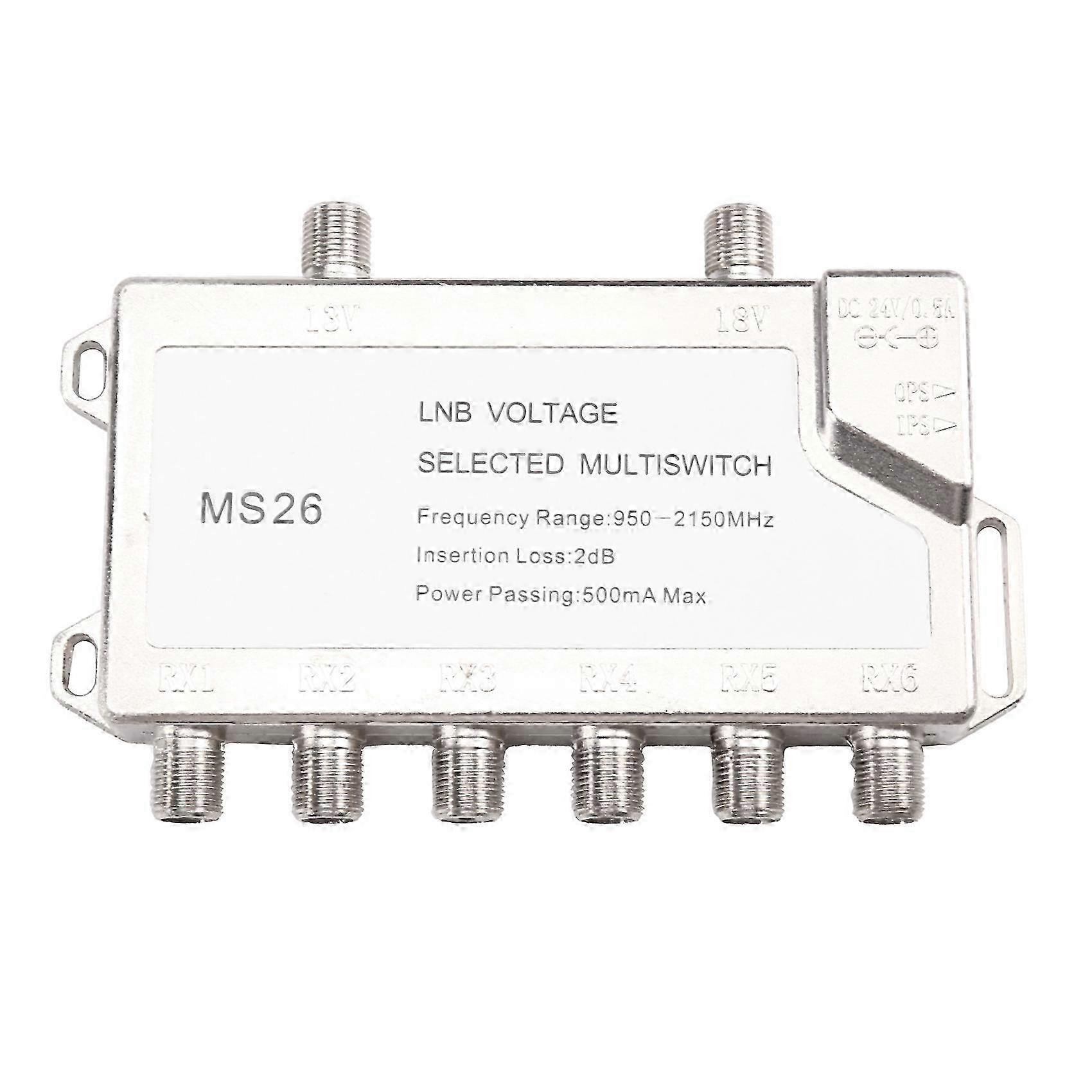 2 Input 6 Output LNB Multiswitch