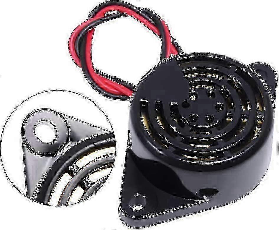 Electronic Beep Buzzer DC 3V-24V - 4 PCS Active Piezo Alarm Ringer