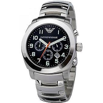 Emporio armani sport chrono Quartz Analog Man Watch with AR5815 Stainless Steel Bracelet