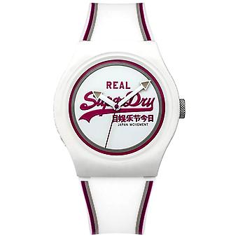 Superdry Urban Watch for Unisex Analog Japanese Quartz with Silicone Bracelet SYG198WR