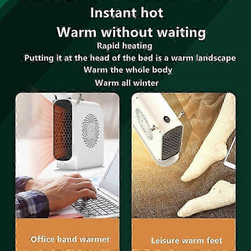 Compact 500W Portable Desk Heater