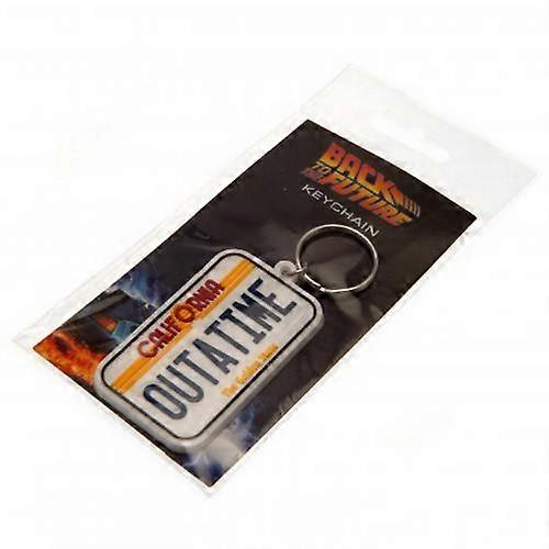 Back To The Future License Plate Keyring