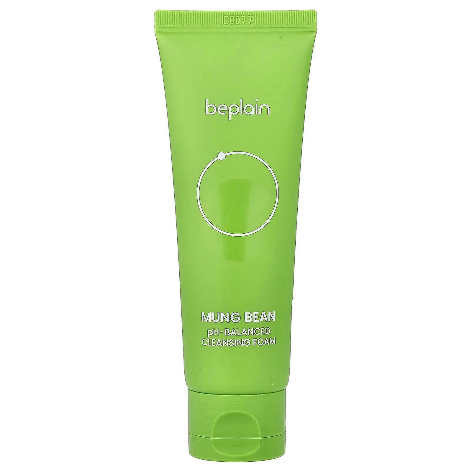 Beplain, Mung Bean, pH-Balanced Cleansing Foam, 2.7 fl oz (80 ml)