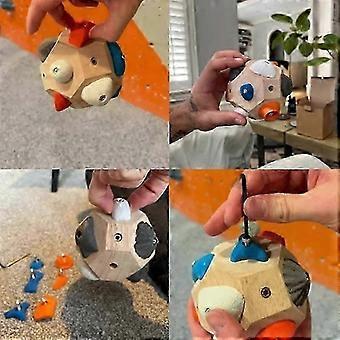 Fingerspitze Boulder Block Klettern Ornament Verbessern Sie die Stärke Präzision Handgemachte Riesensteine Modell Dec