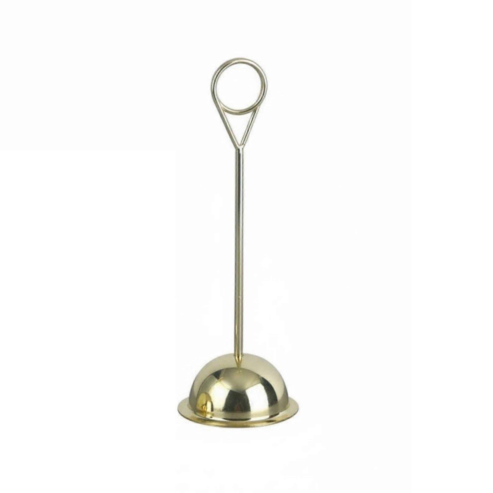 Table Number Clip Multipurpose Gold Alloy Clip Holder