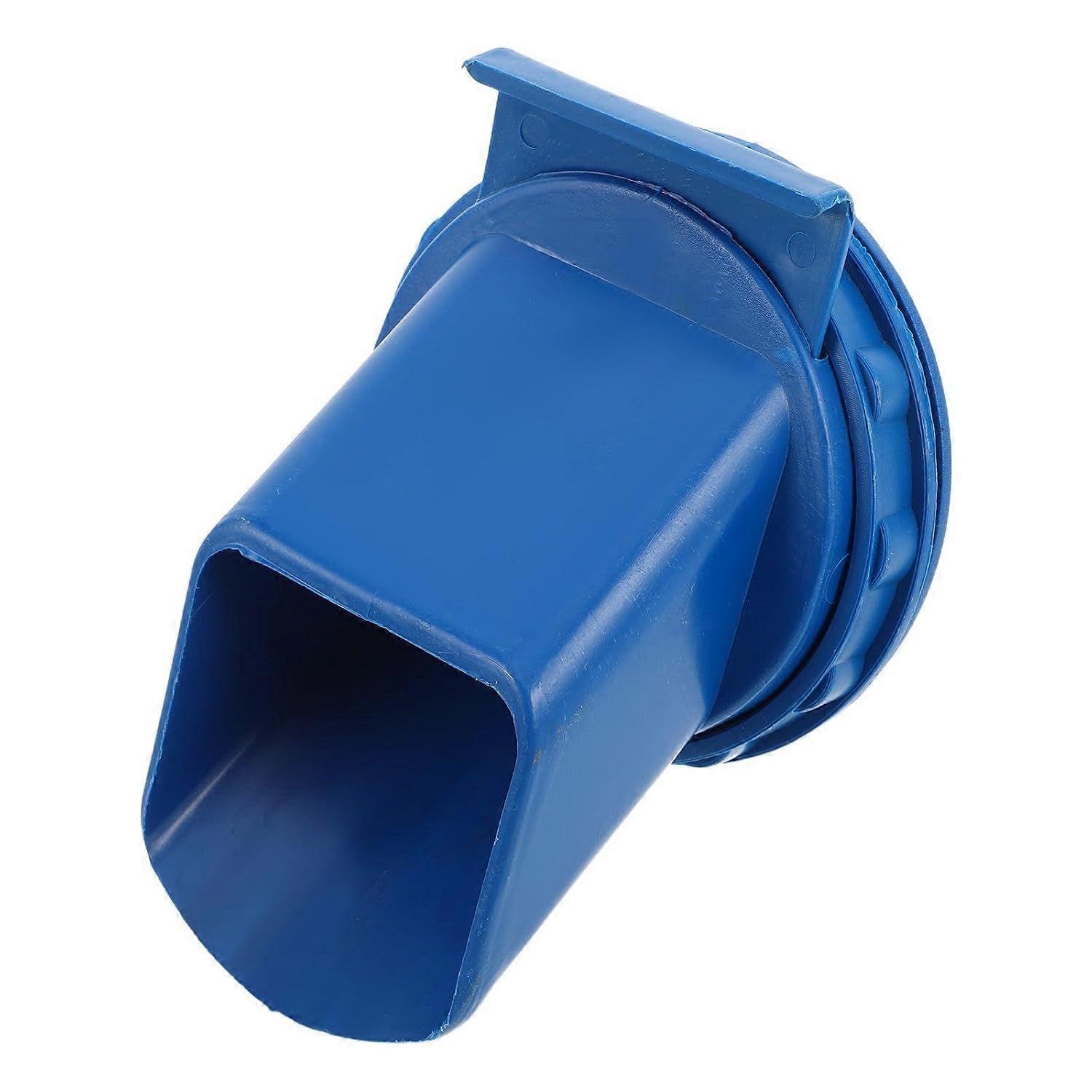Storage Bin Outlet for Large Capacity Plastic Blue