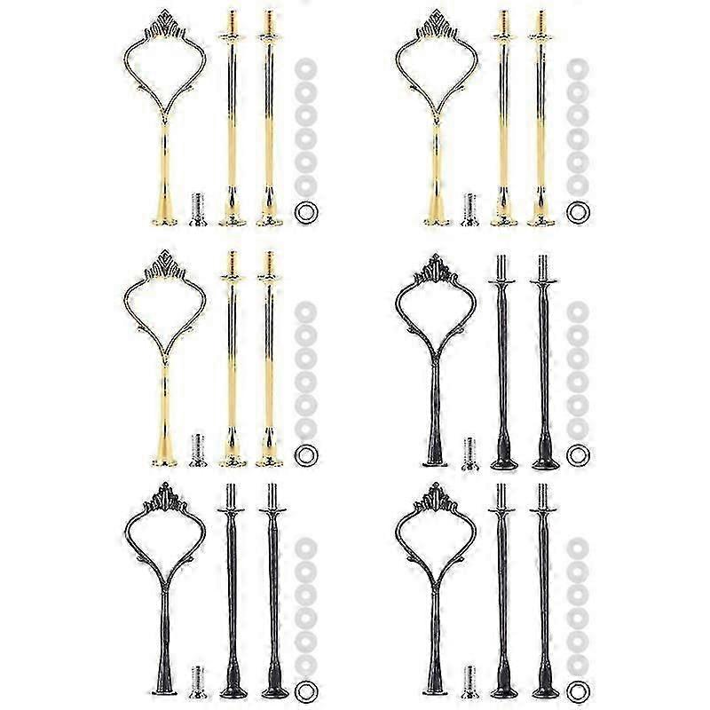 Lightweight Zinc Alloy Cake Stand Kit