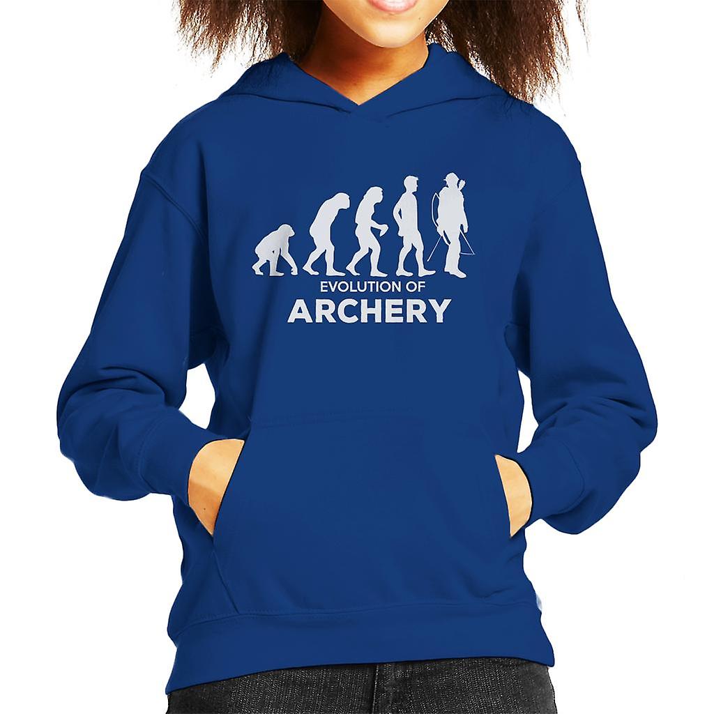 Evolution Of Archery Kid's Hooded Sweatshirt