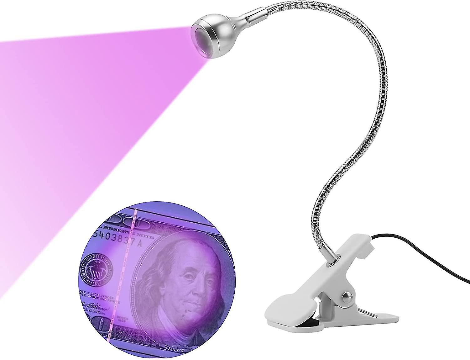 3w Uv Glue Lamp Ultraviolet Led Purple Light Usb With Clip Switch For Tlphone Rparation Uv Gel Nails