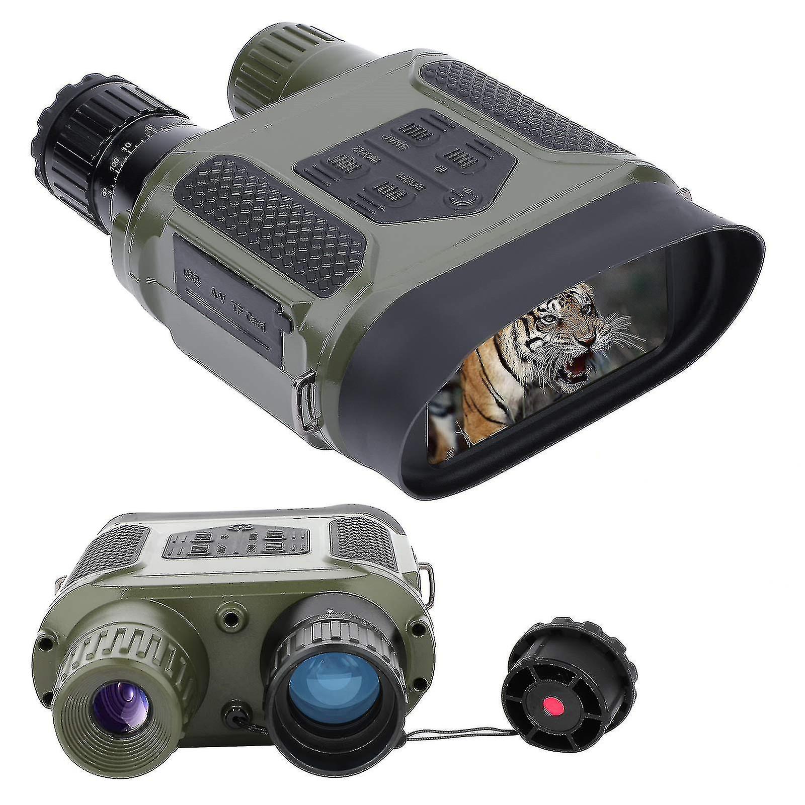 Night Vision Binoculars, 400m/1300ft For 100% Full Darkness, 7x31mm Ni