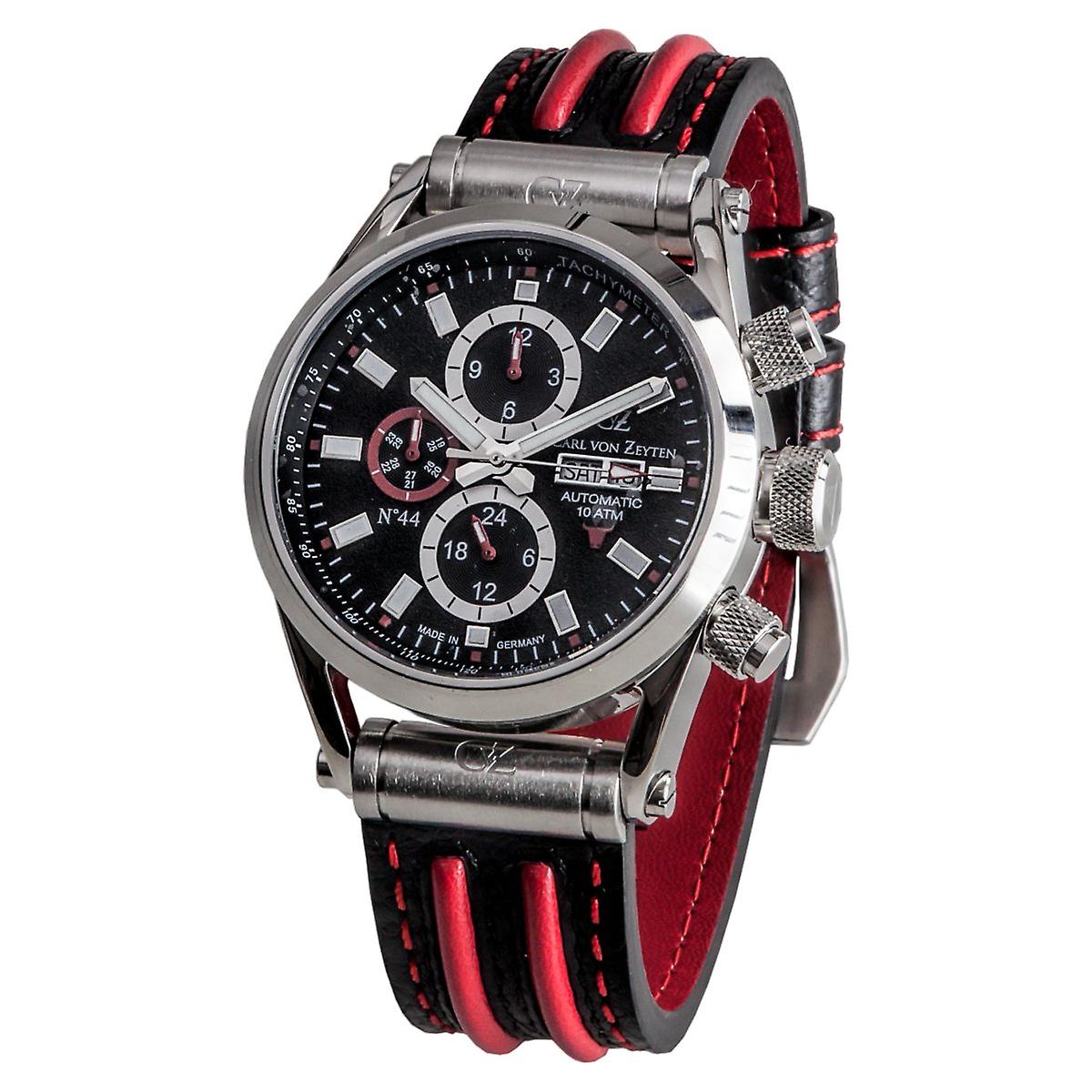 Carl of Zeyten men's watch wristwatch automatic no.. 44 CVZ0044BKRD