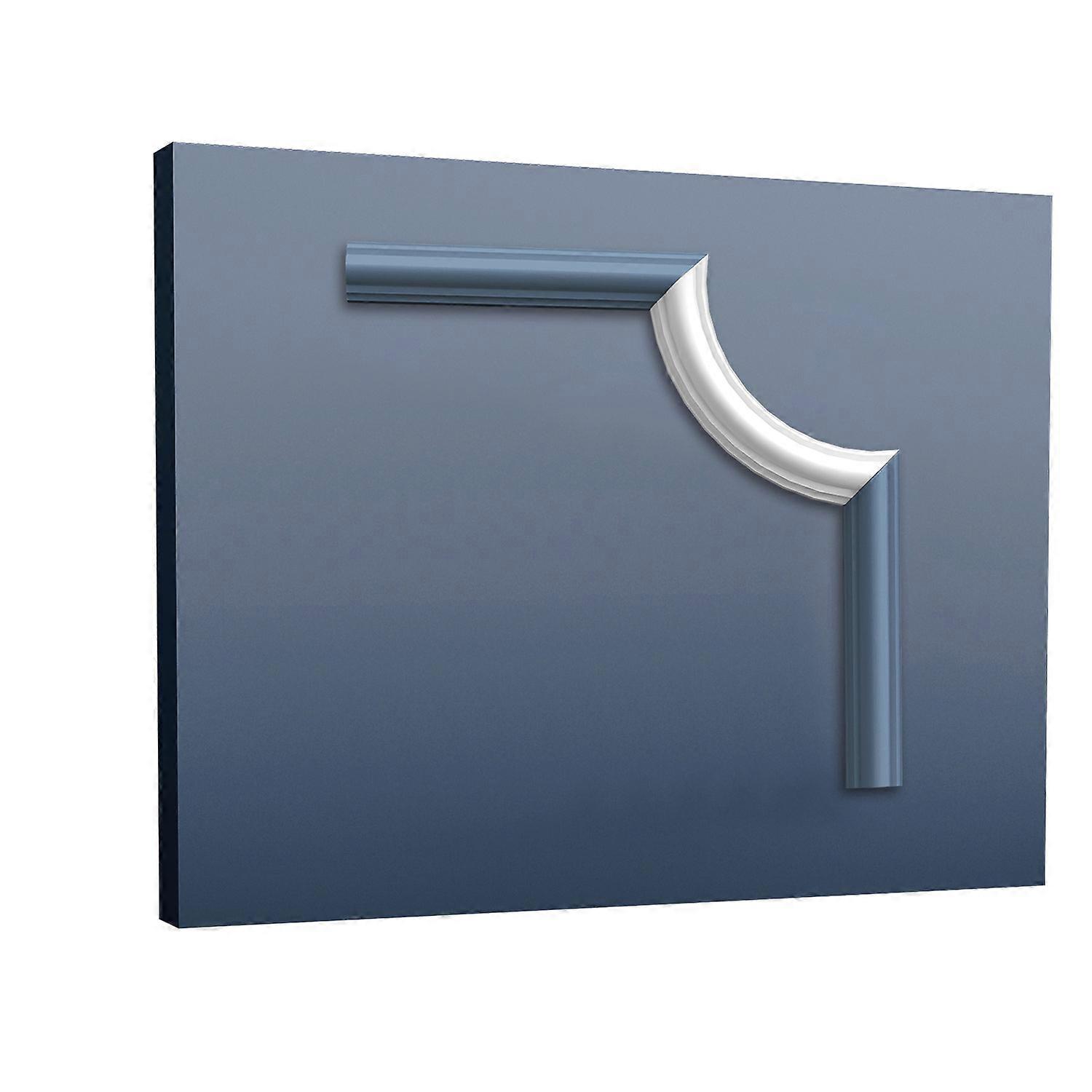 Orac Decor 1 x Corner element PX120A AXXENT white Duropolymer® pre-primed lightweight, dimensionally stable, shockproof