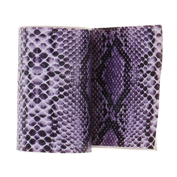 4xSimulation Snake Skin Rybársky prút Rukoväť Dekorácia DIY Nástroj na opravu fialová