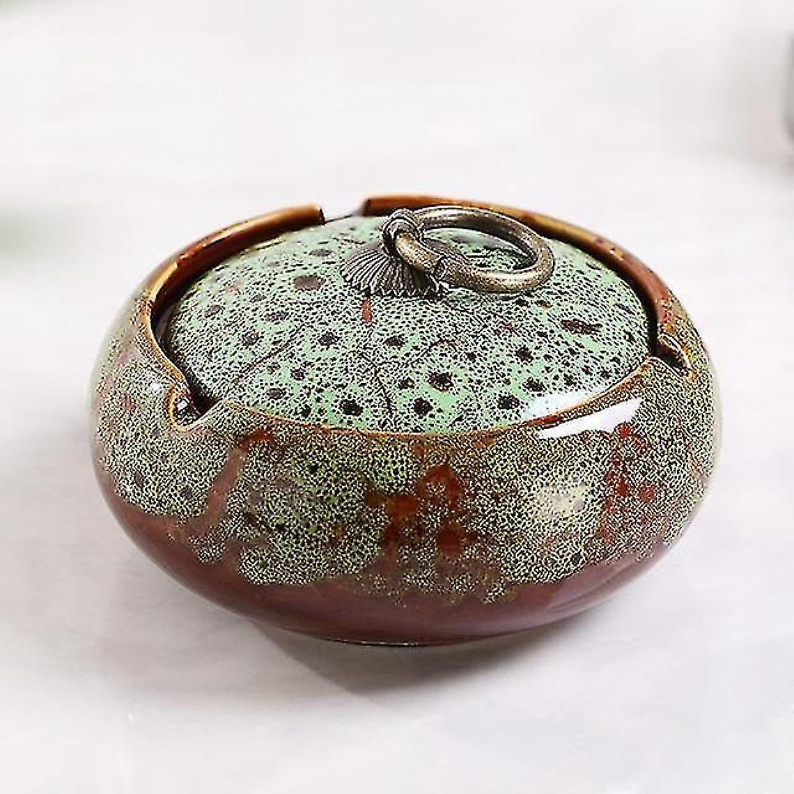 Ceramic Ashtray With Lid Creative Cigar Ashtray Portable Ashtray