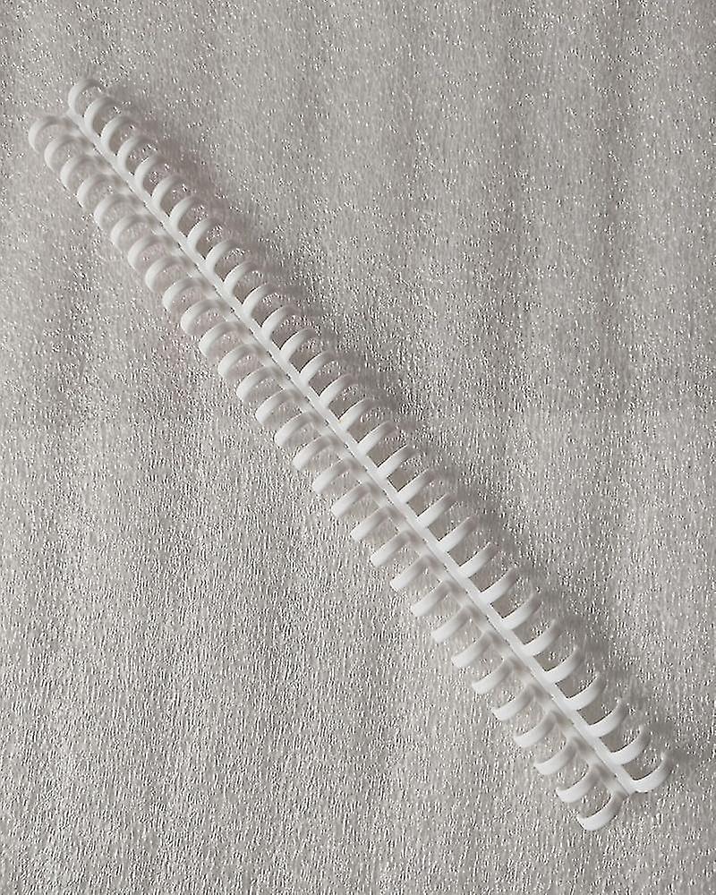 White Loose Leaf Plastic Binding Ring Spring For Paper Notebook