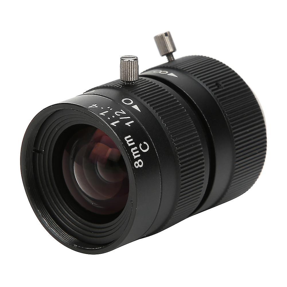 3Mp Hd Camera Industrial Lens 1/2 Manual Aperture 8mm Focal Length C Mount Security Cctv Accessory