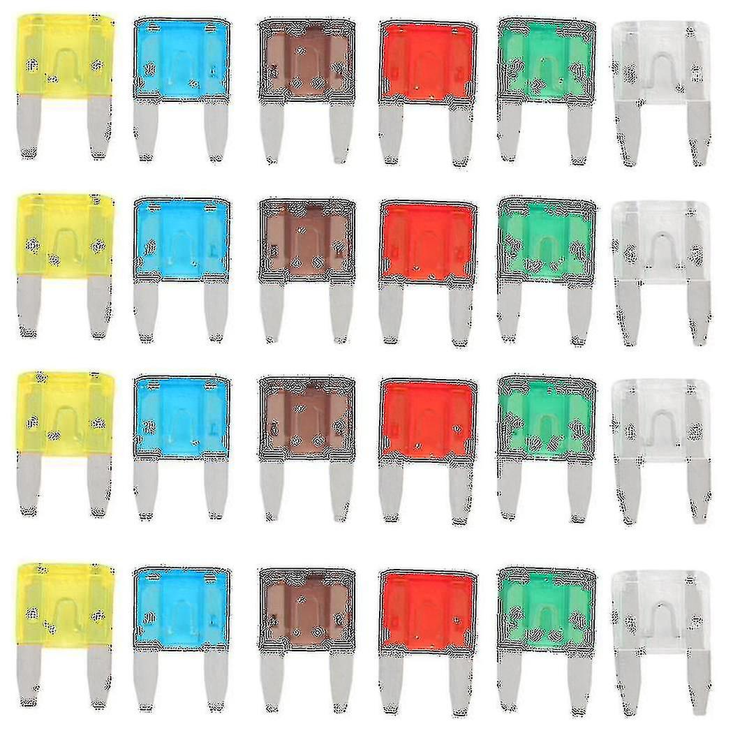 30 Mini Fuse Plug Set For Car Moto Automovil