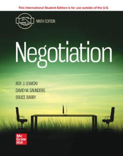 Negotiation Ise by Bruce Barry Paperback