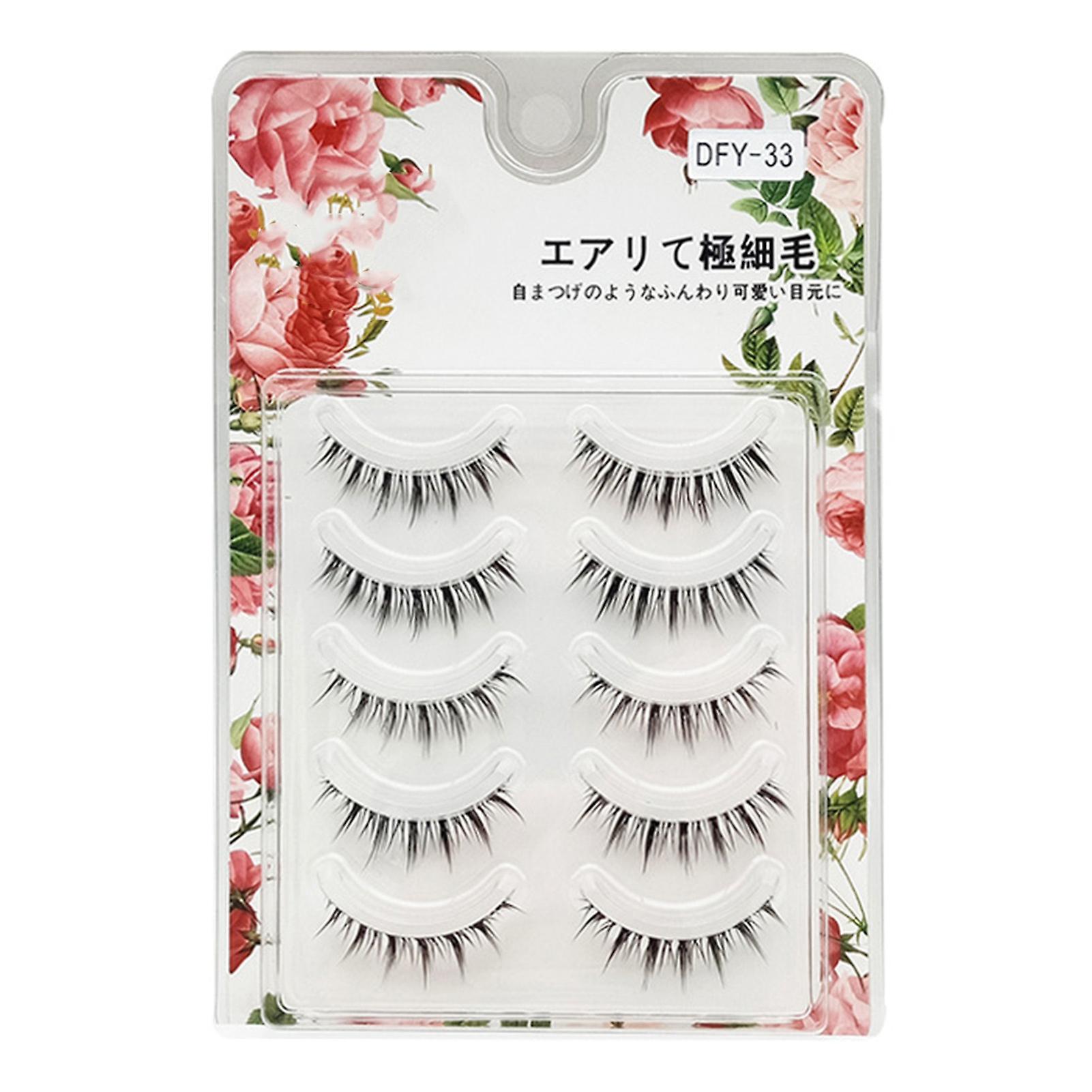 Soft Clear Band Eyelashes Soft Comfortable No Irritation Eyelashes For Eye Cosplay Diy Makeup