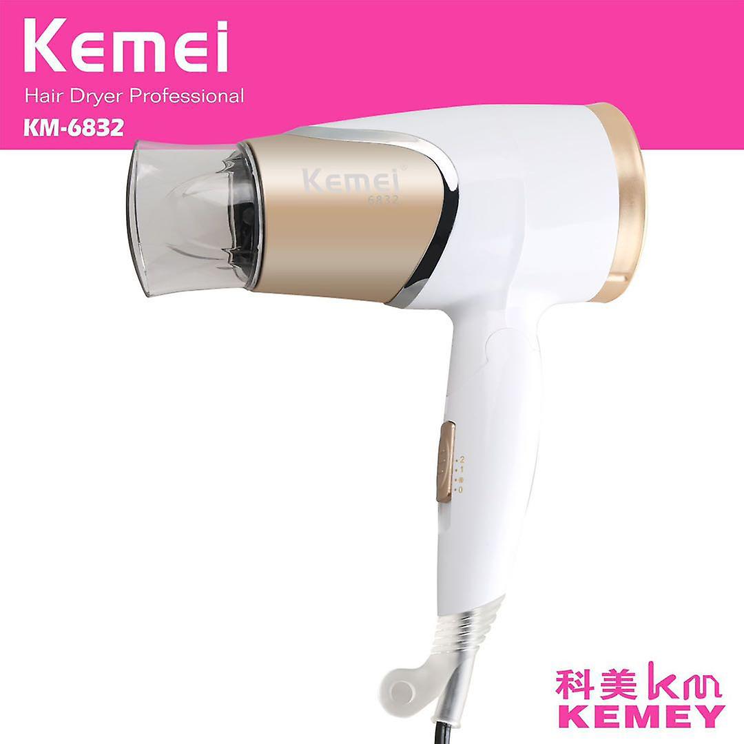 Kemei Hair Dryer Km-6832 Foldable Hair Dryer For Student And