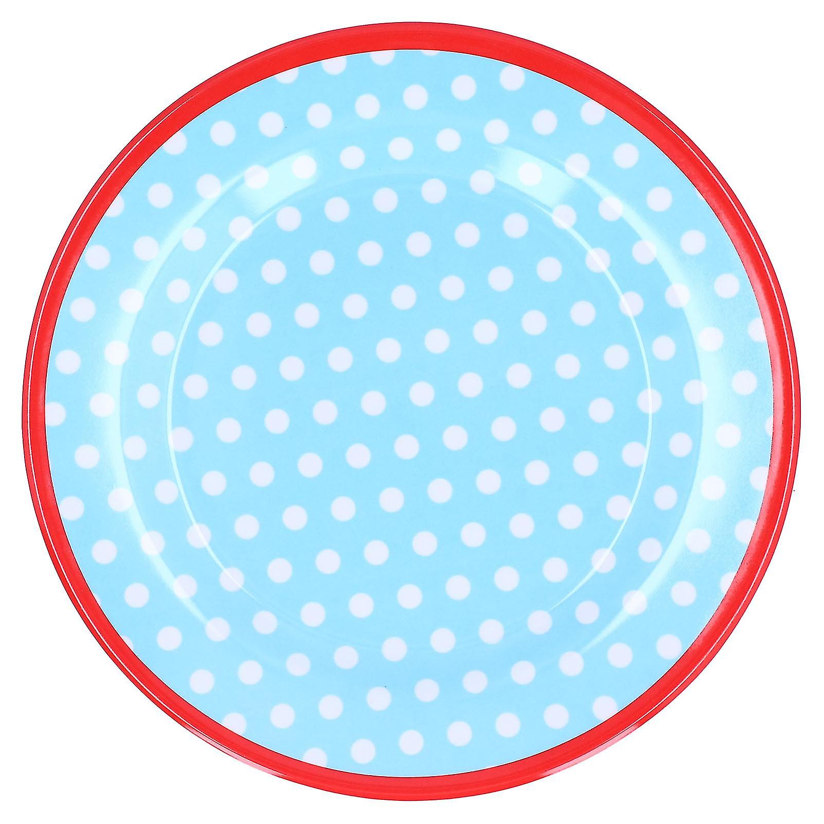 Imitation Porcelain Dinner Plate, Reusable Decorative Appetizer Plate