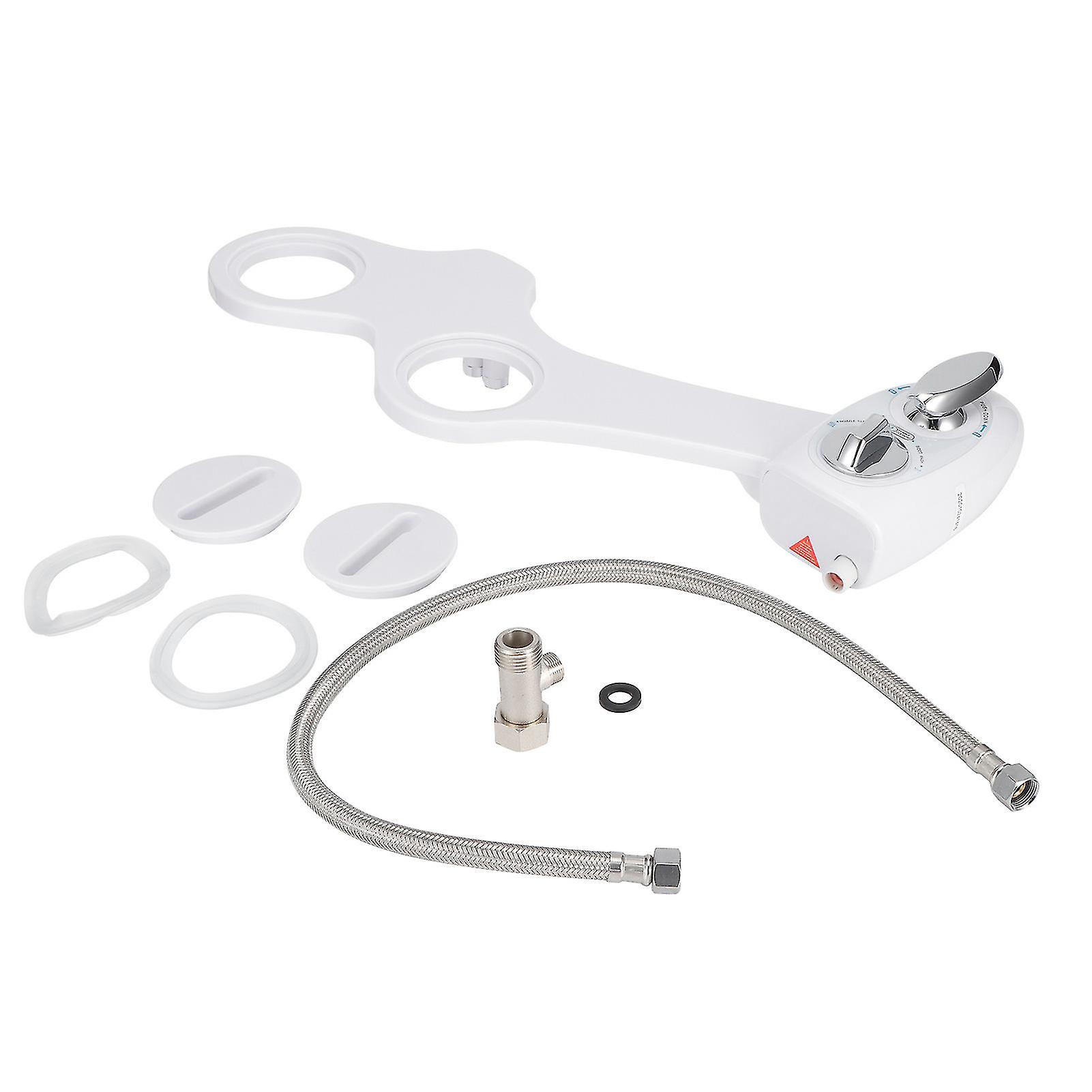NonElectric Mechanical Bidet Toilet Seat Adjutable Fresh Water Spray Attachment